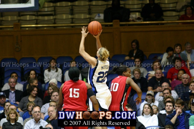 Brittany Mitch drives...