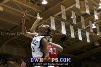  - Jasmine Thomas hopes for the rebound, but Rashidat Junaid has put it in