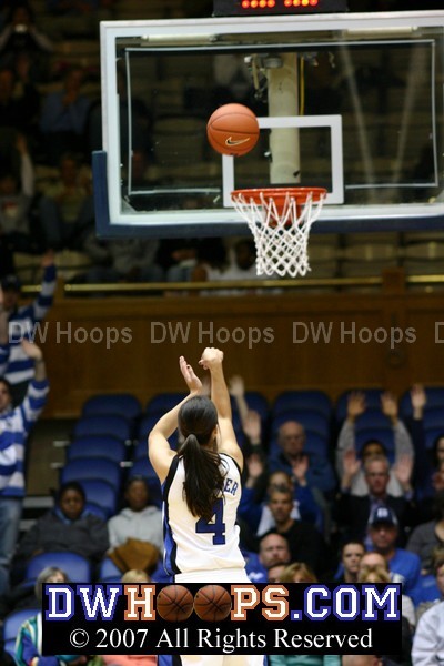 Abby made the free throw, capping a Duke 10-2 run