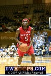  - Essence Carson at the line, making both