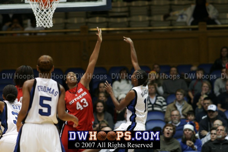 Chante answered with a jumper, leading Duke's 1st Half scorers with 6 points