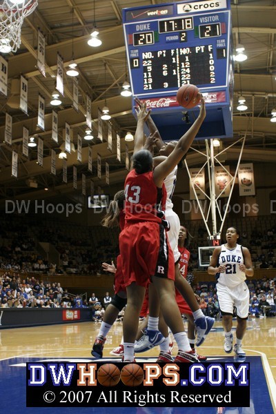 Chante Black is fouled