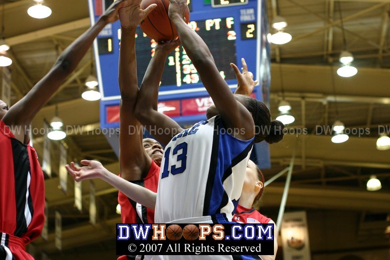 Christmas missed this highly contested layup