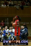  - Matee Ajavon tries to get the stagnant Rutgers half court offense to move - they'd eventually take a time out