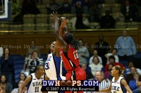 - Ajavon's three point attempt over KJ was no good