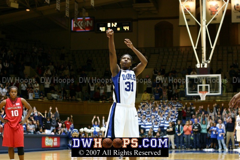 KJ makes one of two for the final 49-44 margin