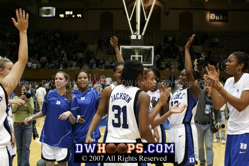 Thanking the crowd for a job well done