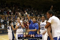  - Wanisha Smith and Krystal Thomas didn't play tonight, but can celebrate with the best of them