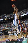 (1) UNC 80, (4) Virginia 65 - 2008 Women's ACC Tournament - Semifinal #1
