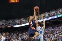 (1) UNC 80, (4) Virginia 65 - 2008 Women's ACC Tournament - Semifinal #1