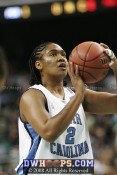 (1) UNC 80, (4) Virginia 65 - 2008 Women's ACC Tournament - Semifinal #1