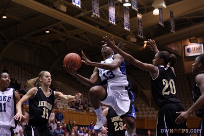 Missed layup by Karima Christmas (1 of 2) - 17-8 - 13:51 1st - D13