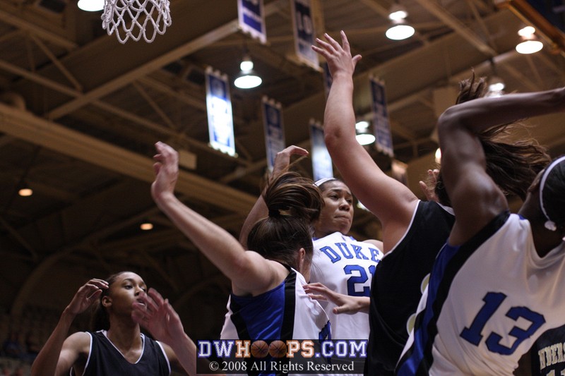 Struggle for an offensive rebound