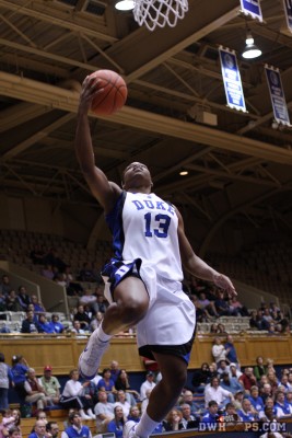 Spectacular layup by Christmas puts Duke up 30 - 41-11 - 1:26 1st - D13