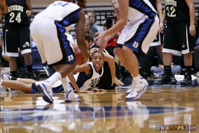 "Bleah!"  Carrem in the middle of the scrum. -  - D30
