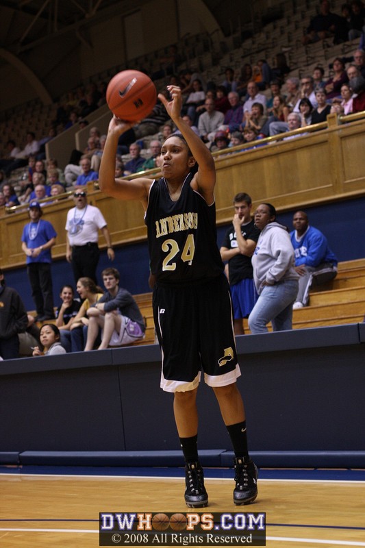 Anderson's Kathryn Henderson with an open look - they got nothing inside all night