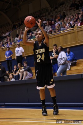 Anderson's Kathryn Henderson with an open look - they got nothing inside all night - 61-15 - 14:54 2nd - 