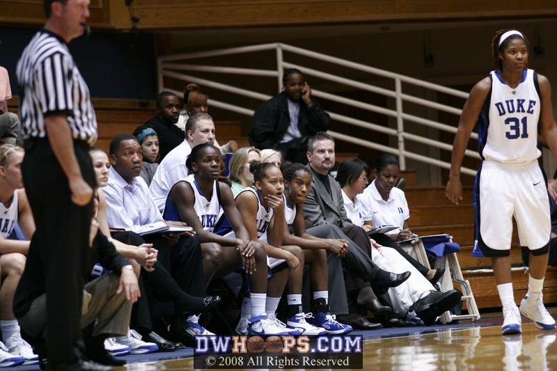 Duke bench