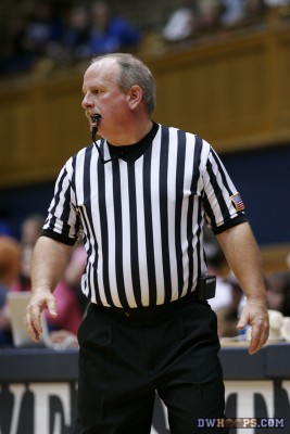 Veteran ref Lawson Newton led tonight's crew -  - 