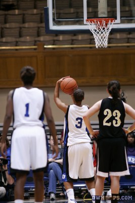 Shay Selby's free throw release - 2-2 on the night - 90-27 - 3:49 2nd - D3