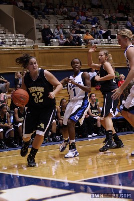 Ashley Abed dribbles the baseline... -  - 