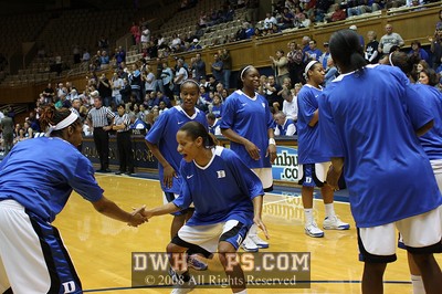 Jasmine Thomas in pre-game intros -  - 