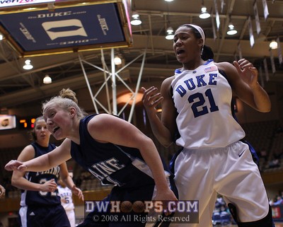 Kristin Baker and Joy Cheek lost it out of bounds -  - D21.O4;