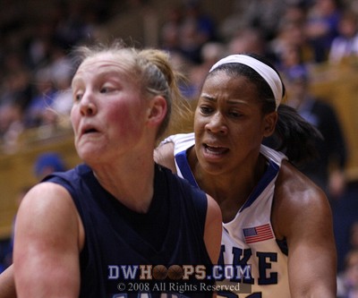 Joy Cheek makes her presence known to Kristin Baker