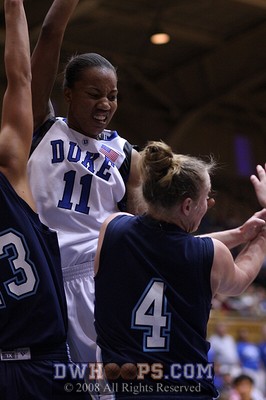 Chante Black is offended after an offensive board - that's two shots