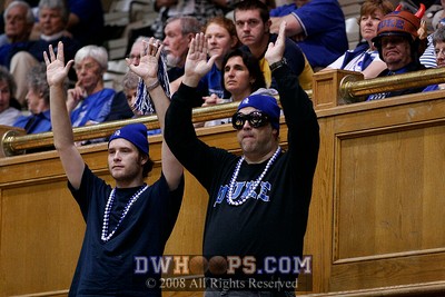 Fans support Chante's free throwing