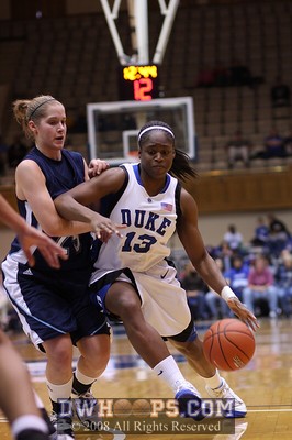 Karima Christmas tries to drive past Tewksbury, but would ultimately be forced into a miss -  - D13.O25;1, 12:44, 16-3