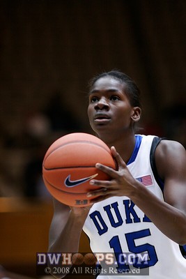 Bridgette Mitchell on the stripe, making one of two -  - D15;1, 6:21, 29-7