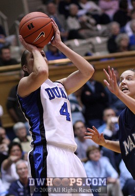 Abby tries a two pointer, but misfires