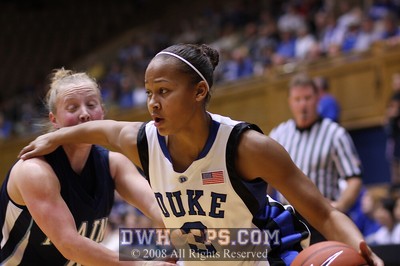 Shay Selby drives past Kristin Baker -  - D3.O4;