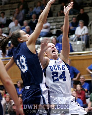 Kathleen Scheer scores on a layup.