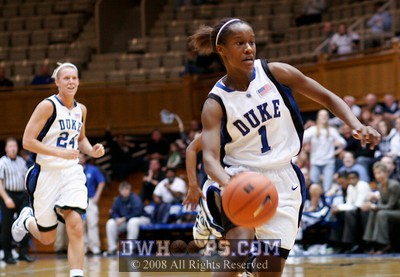 Chelsea steals and races to the basket as time expires...ever competitive, but as Kathleen's look shows, we're up 67! -  - D1;2, 0:00, 98-31