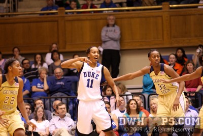 Chante Black calls for the ball inside - she was fouled and made both, maintaining her year-long double-digit scoring streak -  - 