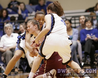 Carrem Gay and Abby Waner tie up Ayla Brown, it stayed with BC -  - D30.O1.D4;