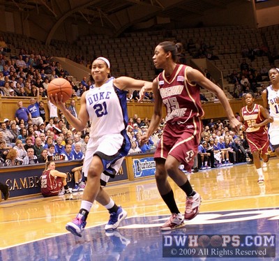 DWHoops Burst: Joy Cheek goes in for a layup over Lauren Whitehurst -  - D21.O25;1, 7:22, 23-11