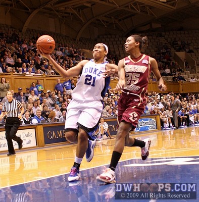 DWHoops Burst: Joy Cheek goes in for a layup over Lauren Whitehurst -  - D21.O25;1, 7:22, 23-11
