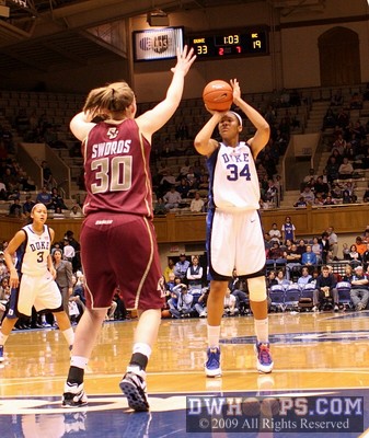 Krystal Thomas banked in this jumper...I don't think she called " backboard"