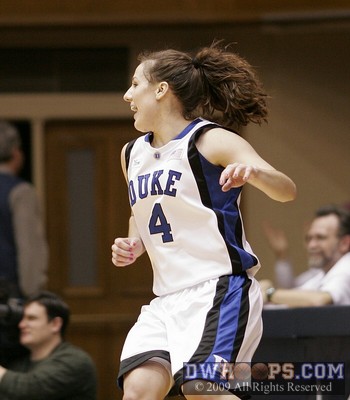 Abby Waner celebrates after a stunning behind the back pass to Jasmine Thomas. -  - D4;2, 13:01, 52-34