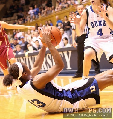 Karima Christmas travels before she can get the ball to Abby Waner -  - D13.D4;2,2:21,62-54