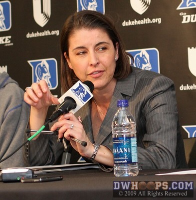 Coach McCallie answers a question from the News & Observer's Edward Robinson -  - 