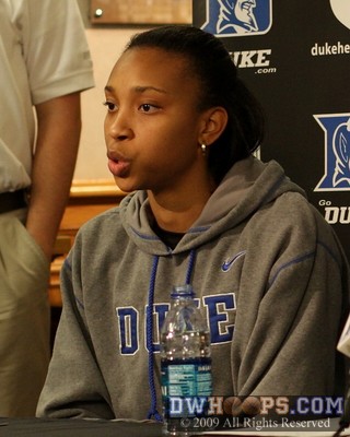 Carrem Gay in the press conference - her return to the starting lineup yielded 14 points, 3 assists, 2 steals, and no turnovers -  - 