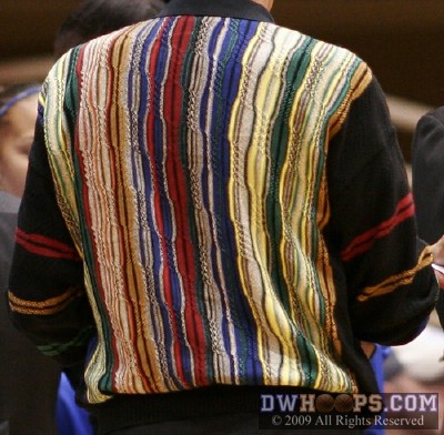 Al Brown's sweater foreshadows the picture on your analog set after the digital transition is complete -  - 