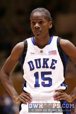 Bridgette Mitchell at the free throw line -  - 
