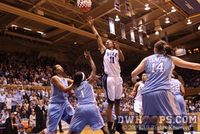 This pretty shot by Chante Black would rattle out - a tough shooting night for Black who finished 2-9 from the field. -  - D11;1,14:00,10-11