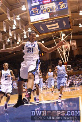 DeGraffenreid knocked the ball out of bounds, so it was a pretty decent no-call. -  - D21;2, 14:08, 44-38