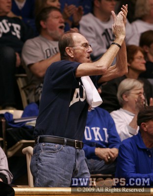 Herb Neubauer incites the Duke faithful as UNC inches closer to a lead -  - 